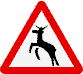 Дорожный знак - Дикие животные