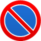 Дорожный знак - Стоянка запрещена