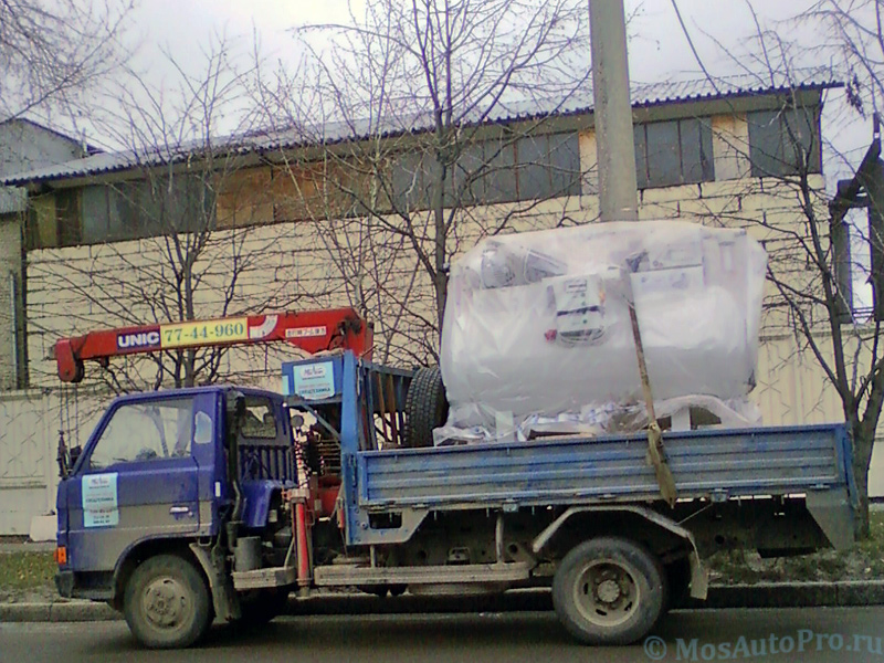 Перевозка медоборудования для поликлиники ЦНИИСиЧЛХ на улице Тимура Фрунзе дом 16 манипулятором.