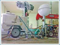 Перевозка уникального оборудования освещения строительной площадки на выставку ВВЦ.
